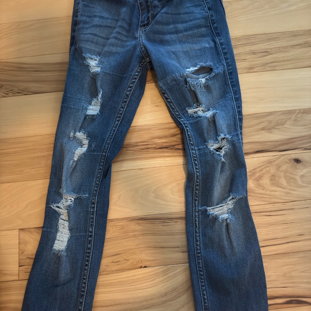 Hollister Kids Distressed Denim Jeans